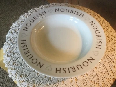 NIB Pampered Chef Round up From Heart Nourish Soup Bowl # 2949 - Image 1 of 4