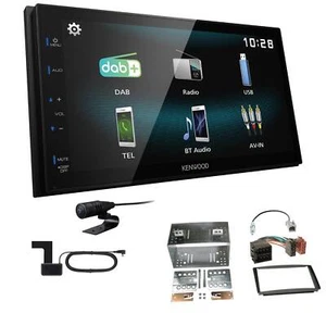Kenwood 2-DIN Digital Autoradio DAB+ Bluetooth für KIA Cee'D 2007-2009 schwarz - Bild 1 von 5