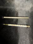 Antique Thermometer Metal Screw-on Cover Baby Bath Food Sterilise Indicators