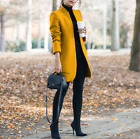 Women's Long Sleeve Slim Blazer Suit Coats Ladies Work Jackets Outwear Cardigan