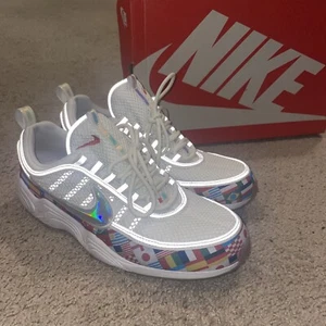 Nike Air Zoom Spiridon '16 NIC QS White Multi Color AO5121 100 Size 9.5 - Picture 1 of 9