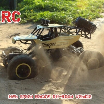 RC Cars 2.4G High Speed 37CM 1/12 4WD Big Off-Road Trucks Buggy Vehicle Toys Car - Image 1 of 4