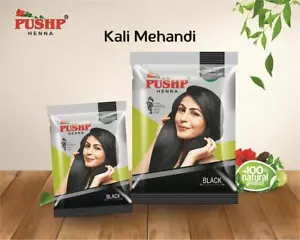 Pushp Henna Powder Natural Black | Nourished Hair | Ammonia Free | 20 Gram - Picture 1 of 6