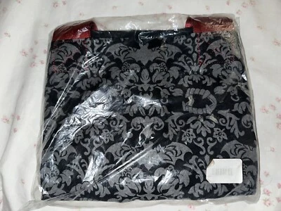 Rare! New! Harveys Damask Vamp Halloween Canvas  Tote - Image 1 of 2