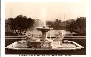 Cleveland Ohio Fine Arts Garten Brunnen des Wassers Postkarte unbenutzt - Bild 1 von 2