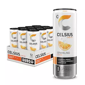 Sparkling Orange, Functional Essential Energy Drink 12 Fl Oz (Pack of 12) - Picture 1 of 12