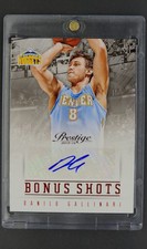 2013 Panini Prestige Bonus Shots Red Autograph #70 Danilo Gallinari Auto /25