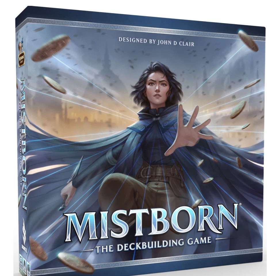 NOVO Jogo de Deckbuilding Mistborn por John D. Clair Brandon Sanderson - Imagem 1 de 2