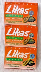 LIKAS PAPAYA ULTRA LIGHTENING BODY & FACE ANTI-PERFECTION SOAP - Picture 1 of 8