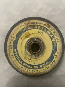 Vintage Craftsman verglaste Schleifscheibe 6411 3” x 1/2” x 1/2” Körnung 60 Grade N - Bild 1 von 3