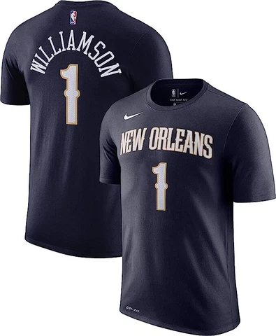 New Orleans Pelicans NBA Men's Nike Williamson #1 Player Team T-Shirts Tee: M Cover