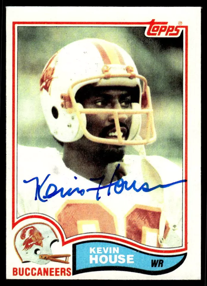 Kevin House Signed TAMPA BAY BUCCANEERS Card    1982 Topps - Image 1 of 1