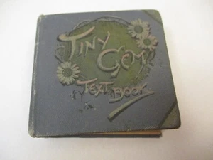 Antique 1893 Tiny Gem Text Book Mini Psalm Daily Quote Religious Book - Picture 1 of 12