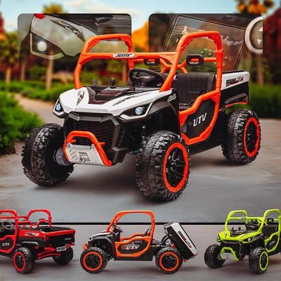 RIIROO 24V Maverick WildWonder 4x4 UTV Kids Ride-On Car 2-Seater w/ Remote Control