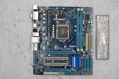 Gigabyte GA-H55M-S2H Micro‑ATX Motherboard DDR3 LGA1156 with IO hield - Image 1 of 3