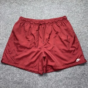 Nike Club Mens Woven Flow Shorts Size 2XL Red FN3307 Athletic Drawstring Pockets - Picture 1 of 13