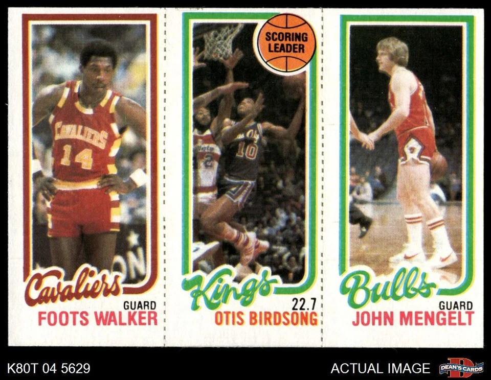 1980 Topps Foots Walker / Otis Birdsong / John Mengelt 60 / 122 / 48 6 - EX/MT - Image 1 of 1