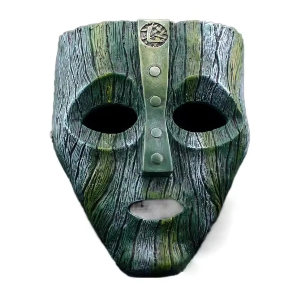 Maschera Loki in resina stile The Mask Jim Carrey cosplay Halloween Diaz - Immagine 1 di 4