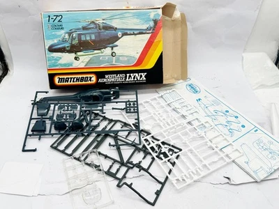 KIT MODELO MATCHBOX 1:72 WESTLAND LYNX HELICÓPTERO NAVY REAL AIRFIX sin construir Foto 1 de 4