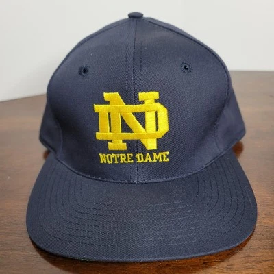 Vintage 90’s Twins Enterprise Notre Dame Fighting Irish SnapBack hat cap NWOT - Image 1 of 4