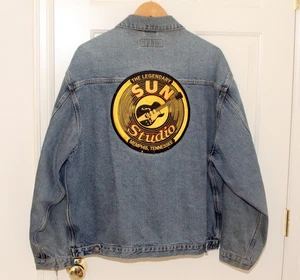 Sun Studio Embroidered Patch Memphis - Port Authority Herren Jeansjacke - XL - Bild 1 von 6