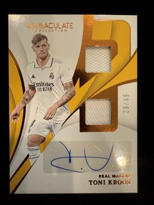 2024-25 Immaculate Soccer Toni Kroos 29/49 Dual Patch Autograph Real Madrid - Picture 1 of 2