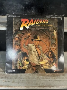 Raiders of the Lost Ark Laserdisc Harrison Ford Indiana Jones Extended Play - Picture 1 of 5