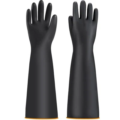 Chemische Handschuhe Herren, , säurebeständig, lang, Arbeit - Bild 1 von 4