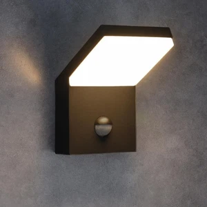 Bewegungsmelder Veranda Leuchte Außen Wandleuchte Schwarz für Haus LED Modern Exte... - Bild 1 von 8