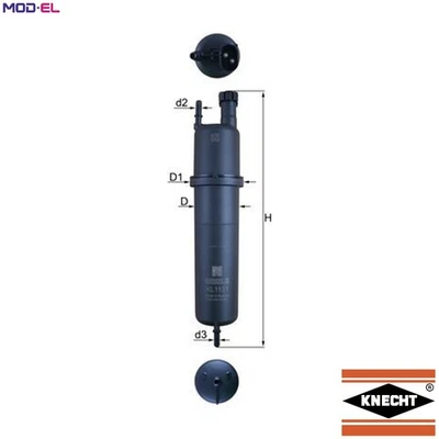 FUEL FILTER KL 1131 FOR ALPINA BMW 2/X4/G0/F98/G4/G87/G15/G11/6/Gran/Turismo D5 - Image 1 of 4