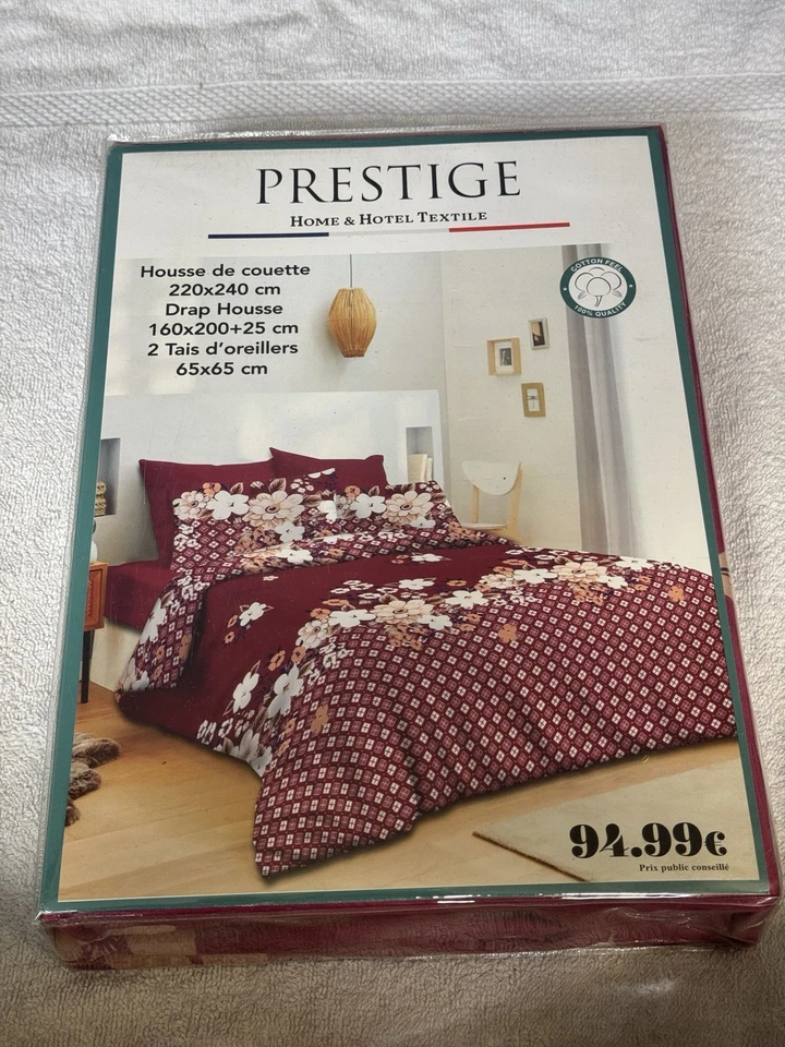 Housse de couette 220x240 cm + 2 taies + drap housse – Prestige - Bild 1 von 2