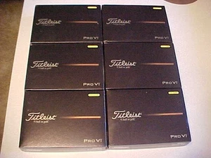 NEW 2025 6 DOZEN 72 GOLF BALLS TITLEIST YELLOW PRO V1 GOLF BALLS NO EXTRA LOGOS - Picture 1 of 6