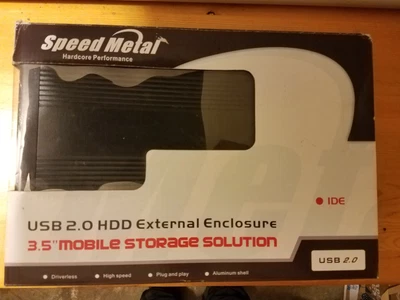 Speed Metal 3.5" External  Hard Drive Kit IDE to USB 2.0 Enclosure - Image 1 of 3