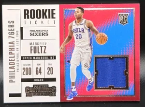 MARKELLE FULTZ 2017-18 CONTENDERS JERSEY PATCH ROOKIE RC - Bild 1 von 2