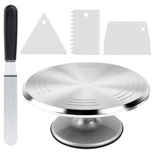1X(Alzata per Torta, Giradischi Girevole per Torta Rotazione per Decorazion Y7T5