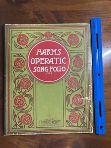 Canción operística Harms, folio no. 1 libro de partituras antiguo 32 canciones del siglo XIX - Imagen 1 de 7