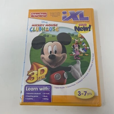 iXL Fisher-Price Disney Mickey Mouse Clubhouse Learning Game Sealed - Image 1 of 4