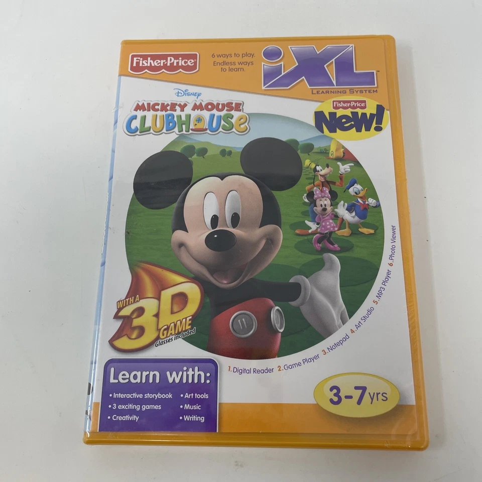 iXL Fisher-Price Disney Mickey Mouse Clubhouse Learning Game Sealed - Image 1 of 4
