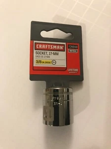 Enchufe Craftsman 3/8" Drive 17 mm 12pt - Imagen 1 de 2