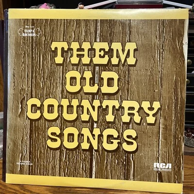 Them Old Country Songs (RCA, 2 LPs, 1972) Compilation Traditional Country Artist - Image 1 of 4