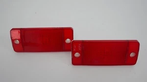 SIDE MARKER LIGHT LENS REAR SET 1969-1972 FORD F-SERIES TRUCK - RED - Picture 1 of 2