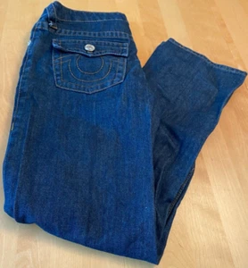 TRUE RELIGION GIRLS STRAIGHT LEG JEANS SZ 14 - Picture 1 of 6