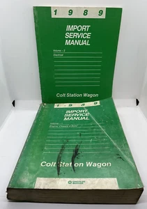 1989 Chrysler Dodge Colt Station Wagon Factory Shop Service Repair Manuals - Picture 1 of 24