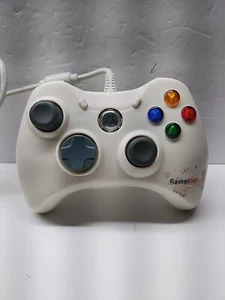 GameStop Wired Controller for Microsoft Xbox 360 White #BB-070 Great Condition - Picture 1 of 5