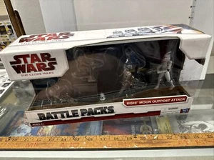 Star Wars Clone Wars 2009 Hasbro Sealed Battle Packs Rishi Moon Outpost Attack - Picture 1 of 6