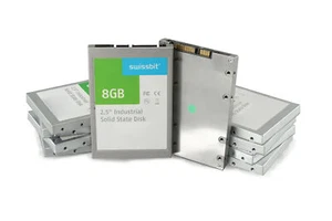 10x Swissbit 2,5 Zoll 8GB SSD | Flash Drive Notebook | SFSA8192Q1BR4SA-CQT-216-M - Bild 1 von 1