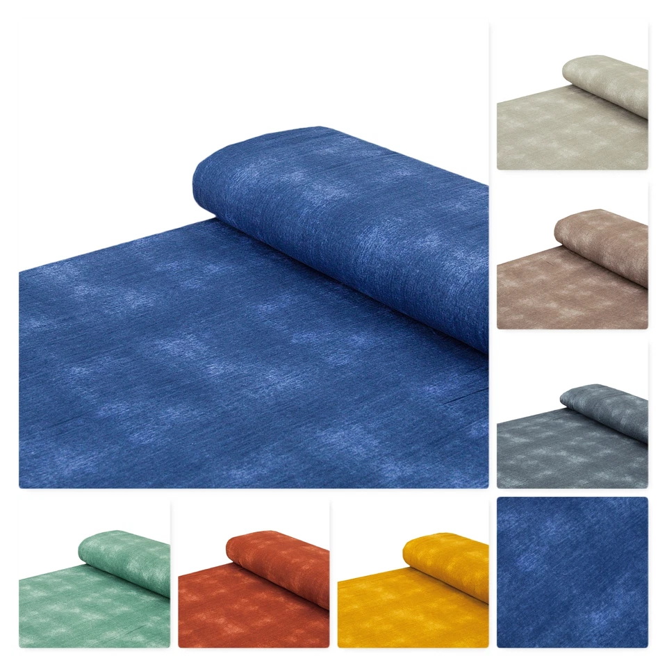 Baumwoll - Musselin Stoff Double Gauze Jeans Look blau - Meterware ab 25x 140 cm - Bild 1 von 1