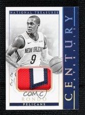 2017 Panini National Treasures Century Materials Patch Platinum 1/1 Rajon Rondo