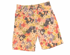 Gymboree Girls Pink & Brown Multi Flowered Bermuda Shorts Little Girls Size 9 - Picture 1 of 7