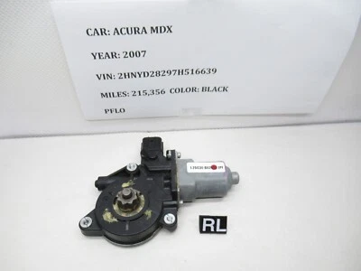 2007-2009 ACURA MDX Rear Left Window Glass Motor CM092200A OEM - Image 1 of 4